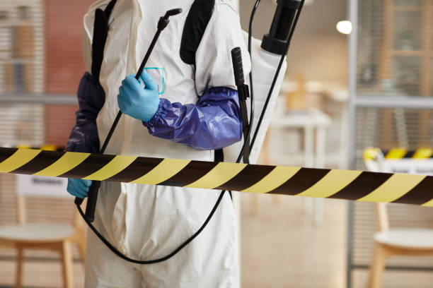 Professional Biohazard Cleanup technician working in Gainesville, VA